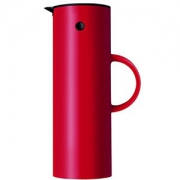 Stelton 920 啄木鸟保温水壶 红色 亮面 1L