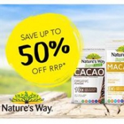 澳洲大药房Chemist Warehouse现有全场Nature's Way佳思敏软糖半价优惠