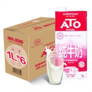 ATO 艾多 超高温灭菌 脱脂纯牛奶 1L*6盒