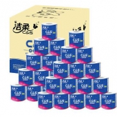洁柔（C&S）有芯卷纸 布艺圆点280节卷纸卫生纸（27卷装）