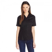 Lee 女士 短袖衬衫黑色中号