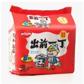 限PLUS会员：NISSIN 出前一丁 高品质即食面 麻油味 100g*5包