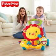 Fisher Price 费雪 声光狮子学步车+声光蓝色海马+凑单品