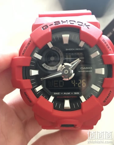 卡西欧GA-700-4A手表晒单