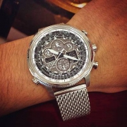 西铁城（CITIZEN） Navihawk A-T JY8030-83E 男款光动能腕表 世界时间 五局电波