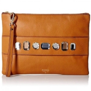 降10刀，Fossil Large Wristlet 化石 女士大号拉链手拿包 新低2.4折$19.99