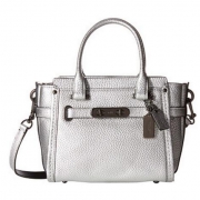 蔻驰（COACH）  Pebbled Leather Coach Swagger 21 女士斜挎包
