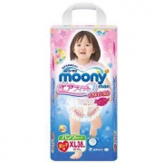 moony 尤妮佳 女婴用拉拉裤 XL38片 *2件