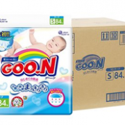72.5元/包！GOO.N 大王 维E系列 婴儿纸尿裤 S84片 *4件    290元含税包邮（需用券）