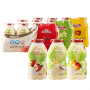 限地区：界界乐（Jelley Brown）乳酸菌饮料 缤纷口味 100ml*12瓶