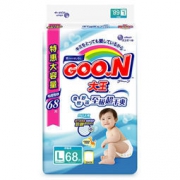 GOO.N 大王 维E系列 婴儿纸尿裤 L号 68片