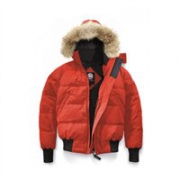 Canada Goose 加拿大鹅 Savona Hooded Quilted Bomber 羽绒服 橙色
