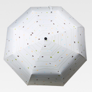 当当优品  三折黑胶晴雨伞 呆萌鱼