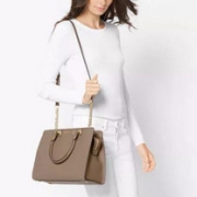 Michael Kors 经典真皮大号单肩手提包 2.5折 新低$96.39（$113.4 额外85折）