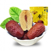 天山果源 新疆特产和田红枣500g