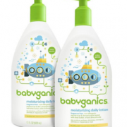 中亚prime会员！Babyganics 甘尼克宝贝 无香型 宝贝日用保湿乳502ml*2瓶