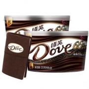 德芙Dove醇黑巧克力66% 糖果巧克力 252g*2碗+凑单品