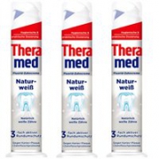 德国Theramed 汉高泰瑞美 自然美白站立式牙膏 强效去除牙石100ml×3支