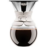 Bodum 11571-01 Pour Over 咖啡壶 固定滤网 34盎司 黑色