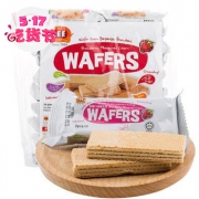 南益 威化饼干柠檬味/草莓味/巧克力味 500g 含20小袋