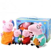 Peppa Pig 小猪佩奇 毛绒一家礼盒装（大号）