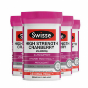 Swisse 澳洲蔓越莓精华胶囊 30粒*4瓶