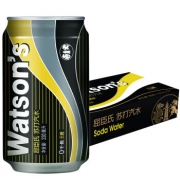 屈臣氏（Watsons） 苏打水原味 330ml*24听 入口清爽 可调各式洋酒