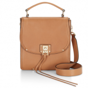 瑞贝卡·明可弗（Rebecca Minkoff）  FALLEN TOP 女士真皮斜挎包 2色 硬挺有型