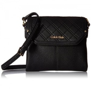 Calvin KleinCalvin Klrin Permanent Quilted Pebble Flap 女士真皮斜挎包