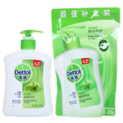 滴露Dettol 健康抑菌洗手液 植物呵护 特惠装 500g/瓶 送300g