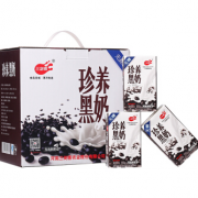 三剑客 珍养黑奶 粗粮无蔗糖牛奶 250ml*8 整箱装