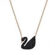SWAROVSKI 施华洛世奇 Iconic Swan 黑天鹅项链 大号 5204134