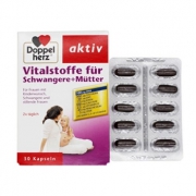 Doppelherz双心 Aktiv孕妇哺乳期叶酸+dha+矿物质+维生素30粒