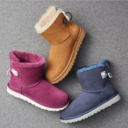反季囤货！尺码全！UGG Adoria Tehuano Short Boot 经典款雪地靴 棕色
