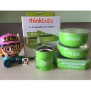 小芈月同款：Thinkbaby宝宝不锈钢餐具4套装   四色可选