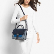 国内￥4400，Michael Michael Kors Cooper 女士丹宁斜挎包 新低$98.4（$123 额外8折）