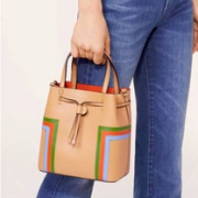 TORY BURCH 女士真皮单肩水桶包 2色  $199.2（$249 额外8折）