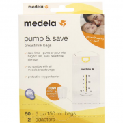美德乐（Medela） 母乳储存袋 150ml*50只 亦有试用装