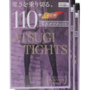 凑单！ATSUGI 厚木 连裤袜110D 保暖光发热袜 2双*3组