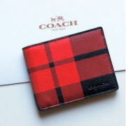 蔻驰（COACH） 男士小牛皮对折钱包