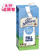 So Natural澳伯顿  全脂UHT牛奶1箱 1Lx12盒