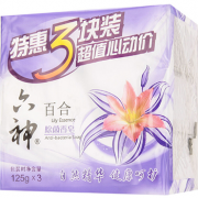 六神 除菌香皂 特惠三块 百合 125g*3