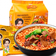玖玖爱 红烧牛肉方便面 五连包 640g*5件