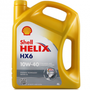壳牌（Shell）合成机油 黄喜力 Helix HX6 10W-40 SN级 4L