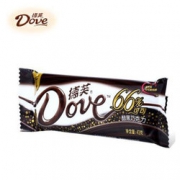 Dove 德芙 66%醇黑巧克力 43g   3.2元（双重优惠）