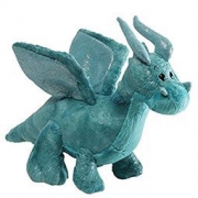 儿童节好礼：GUND Rubble 蓝色闪光魔法龙 7英寸（18cm）