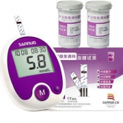 3NOD 三诺 安稳免调码血糖仪+试纸50片＋针头50支  *3件