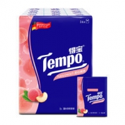PLUS会员： Tempo 得宝 迷你纸手帕 4层加厚 7张*36包 甜心桃味