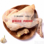 限地区，明康汇 三黄鸡 母鸡 1000g*3袋