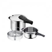 WMF 福腾宝 perfect Plus 不锈钢压力锅套装 6.5L+3L